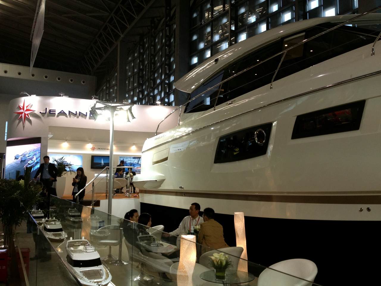 Prestige in Shanghai boat show 2013 2