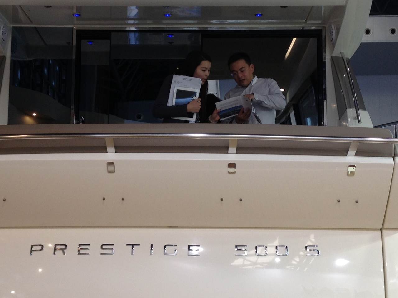 Prestige in Shanghai boat show 2013 6