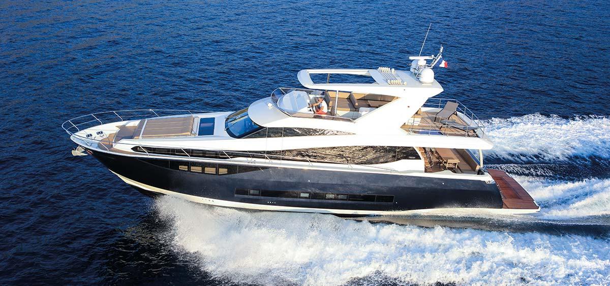 prestige 750 luxury yacht