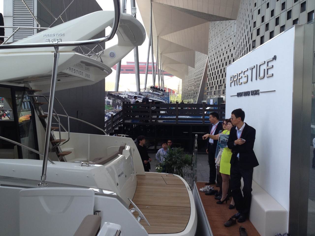 Prestige in Shanghai boat show 2013 4