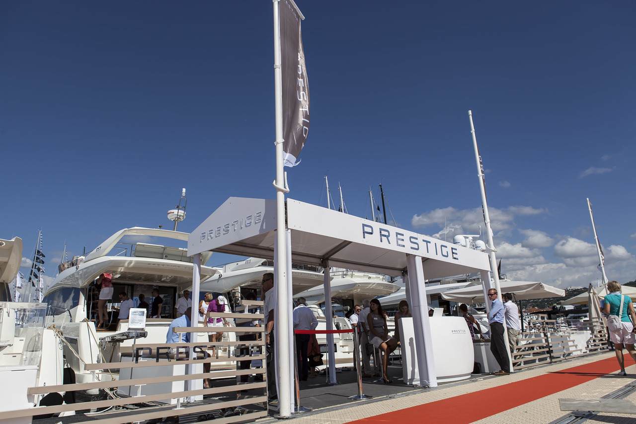 Prestige at the Cannes Boat Show 1