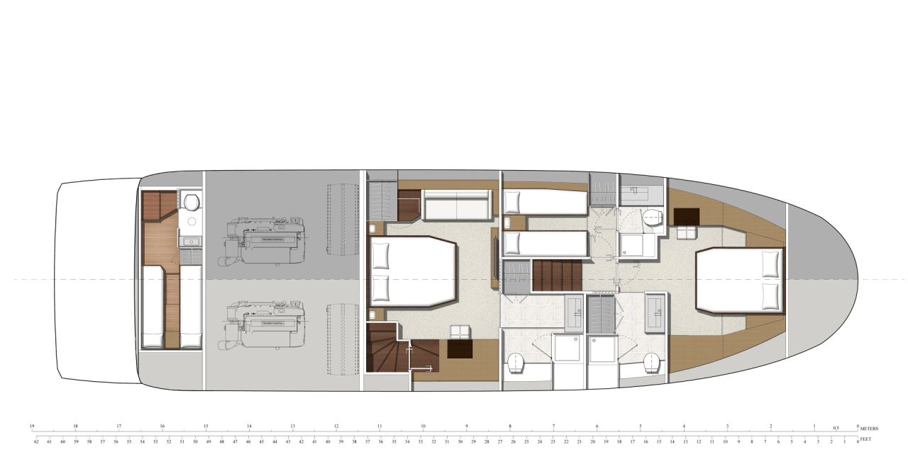 PRESTIGE 630 Organizzazione degli spazi 1